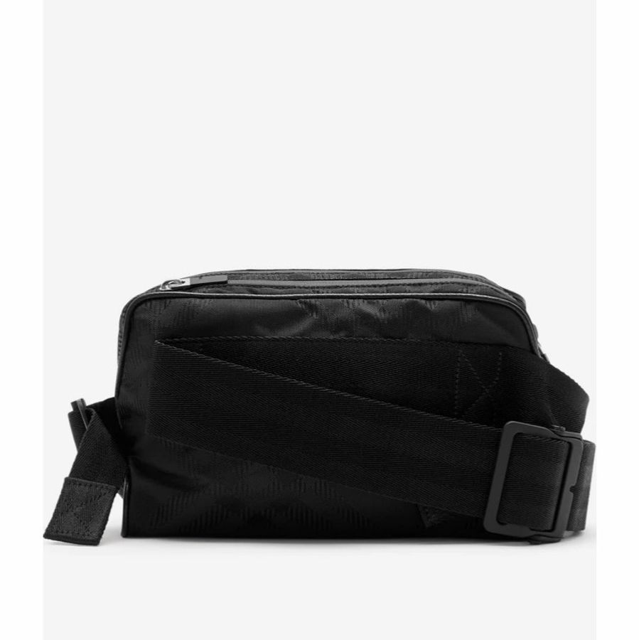 Burberry 男士 格紋提花腰包均碼碼23cm*10cm*16cm-4