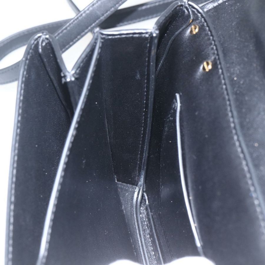 【日本直送】BOTTEGA VENETA Mount 單肩包 皮革 2way 黑色 金色 Auth ka1658V-20
