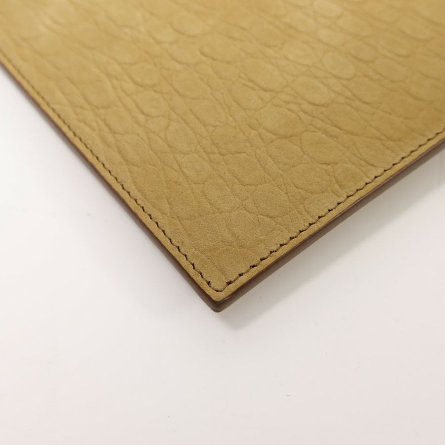 YVES SAINT LAURENT 絨布Pouch金扣手拿包-10