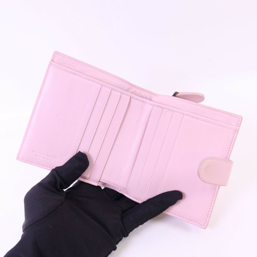 BOTTEGA VENETA 羊皮皮革Bifold Wallet錢包-4
