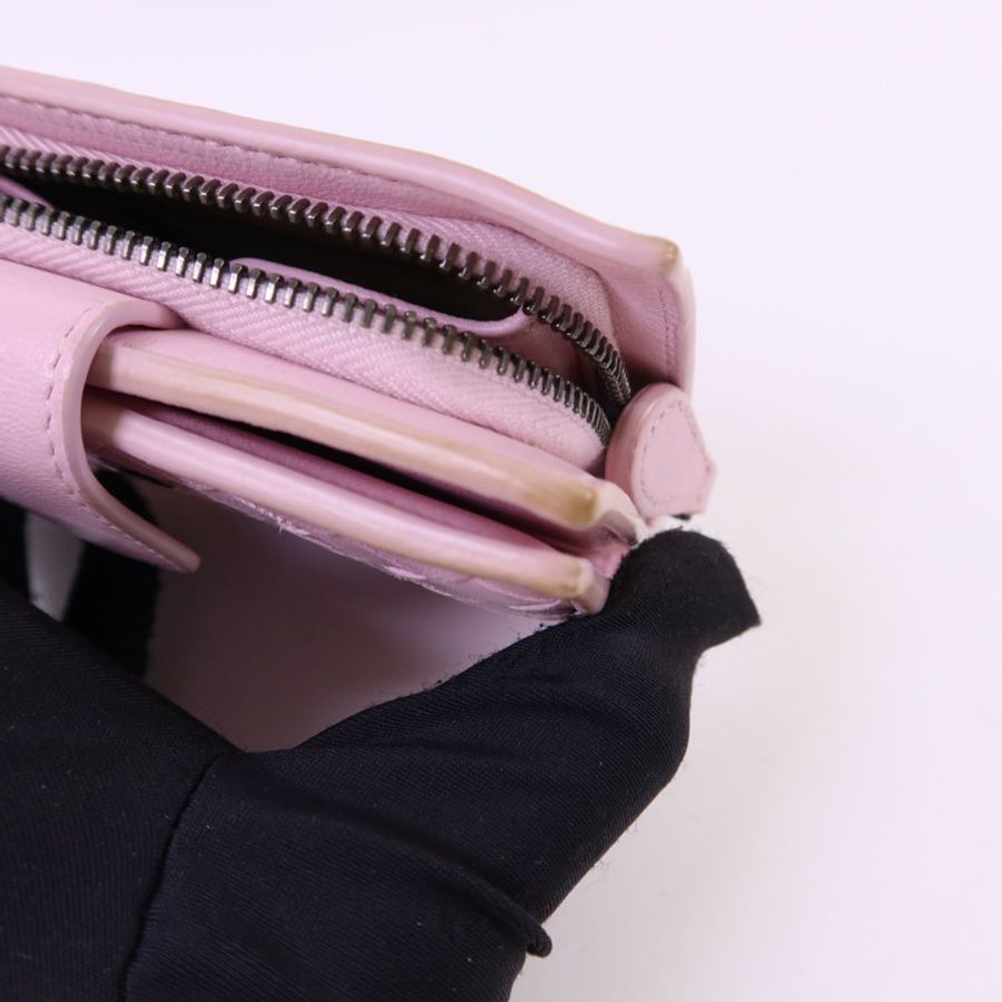 BOTTEGA VENETA 羊皮皮革Bifold Wallet錢包-17