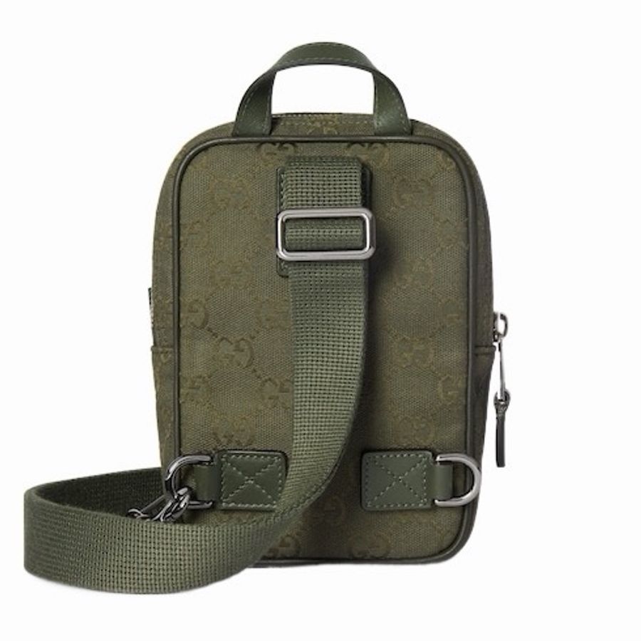 Gucci 男士 GG帆布迷你包均碼碼MINI、12.5cm*4cm*17.5cm-1