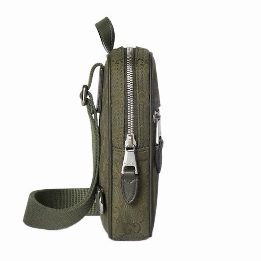 Gucci 男士 GG帆布迷你包均碼碼MINI、12.5cm*4cm*17.5cm-4