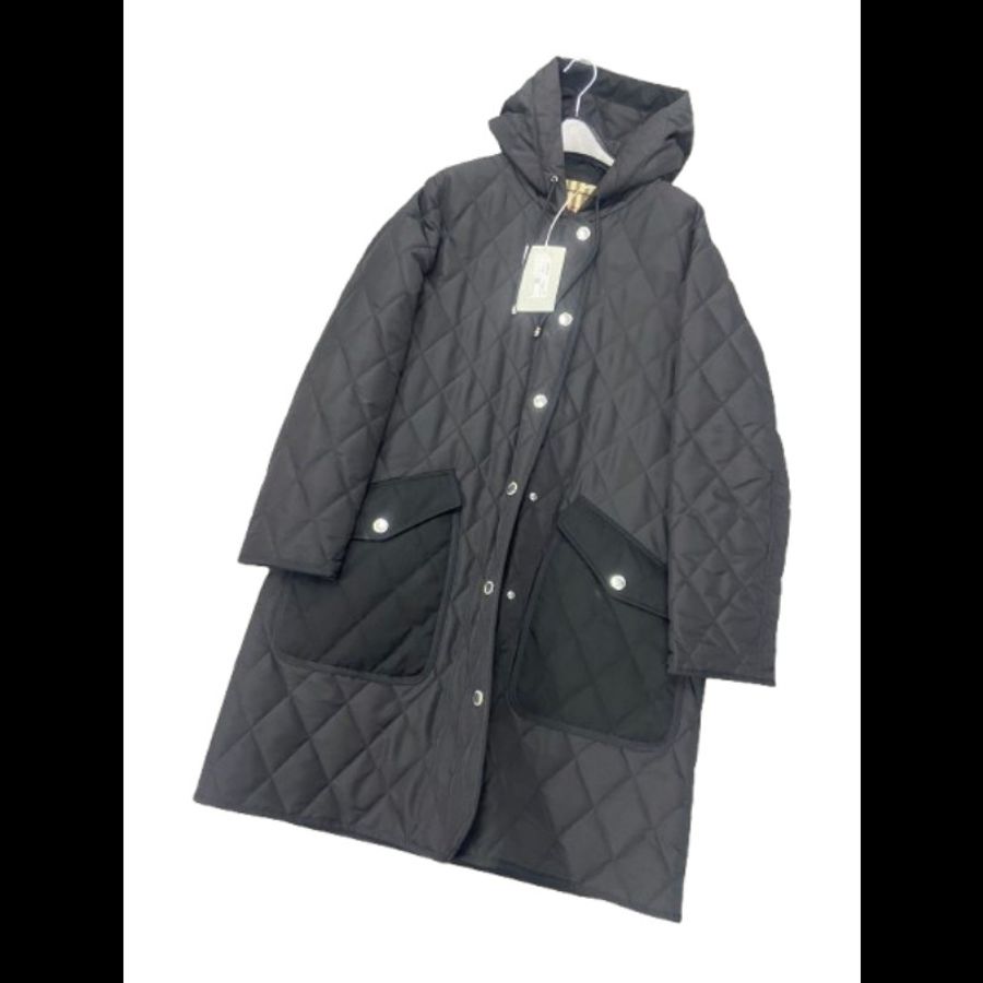 Burberry Roxby 長款绗缝大衣 綿質外套 M碼-4