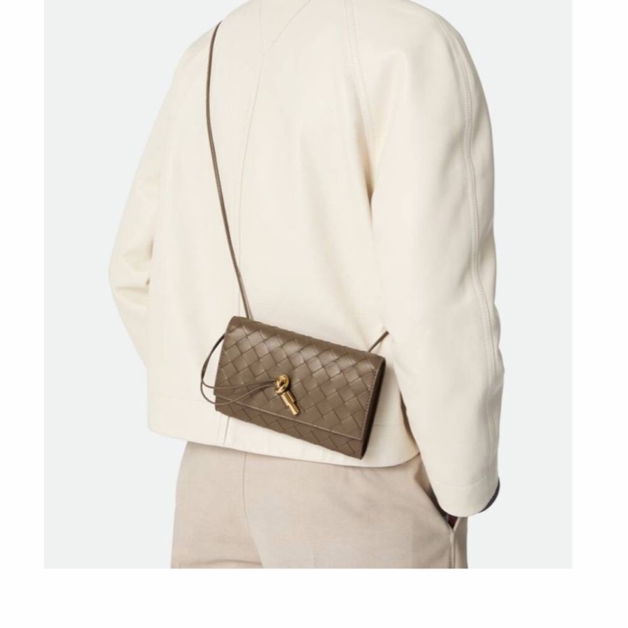 Bottega Veneta 女士 Andiamo 肩帶式收納袋均碼碼19cm*2cm*12.6cm-0