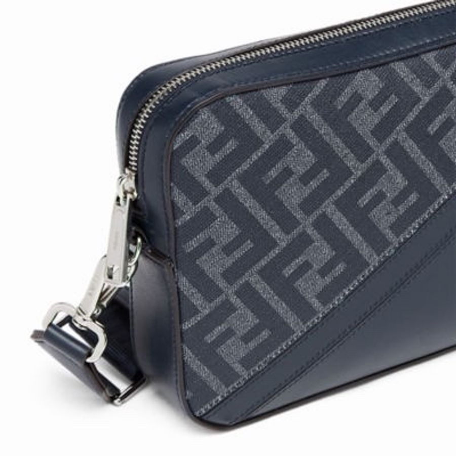 Fendi 男士 Diagonal拉鍊單肩包均碼碼常規、22cm*4.5cm*15cm-4