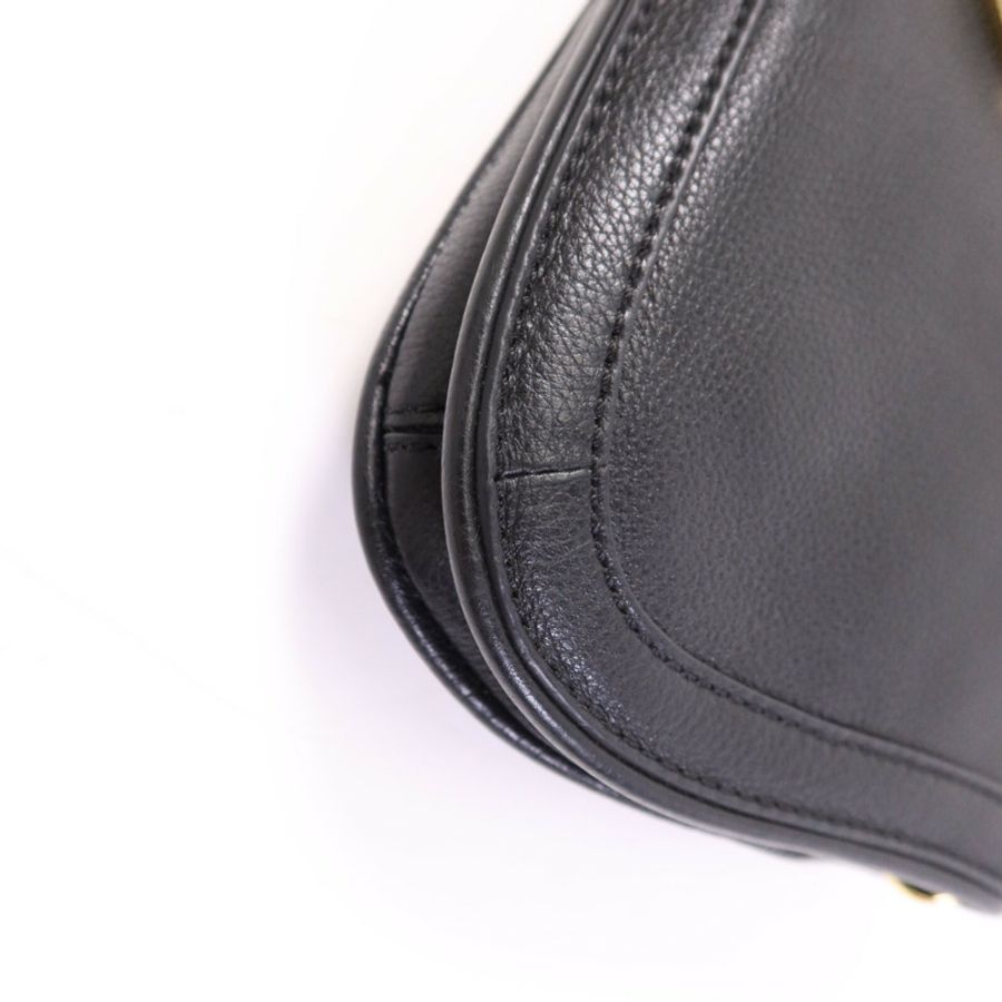 Tory Burch 牛皮皮革Amanda Logo Clutch金扣鏈帶肩背袋-10