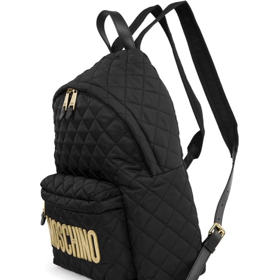 Moschino 女士 logo絎縫雙肩包均碼碼27 x 38 x 13 cm-2