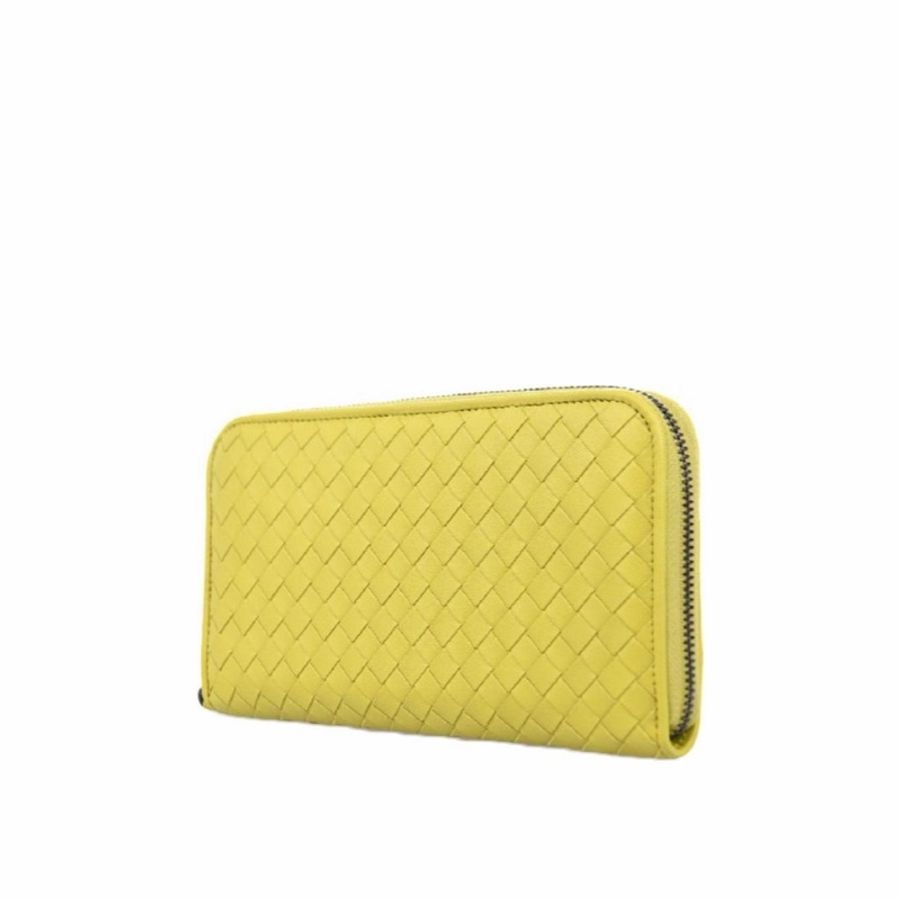 Bottega Veneta 女士 大號拉鍊錢包均碼碼長:19cm,寬:2cm,高:11cm-1
