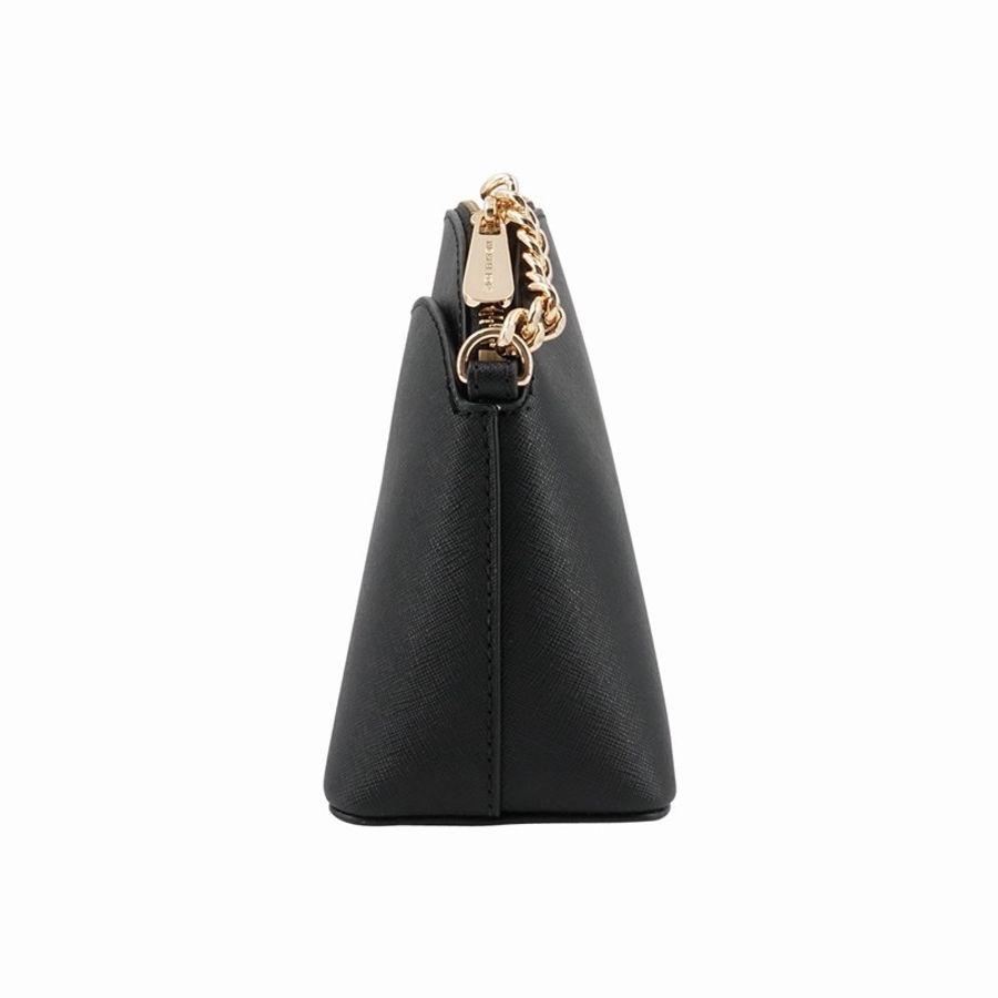 Michael Kors 女士 黑色中號徽標單肩包均碼碼長:24cm,寬:7cm,高:17cm-4