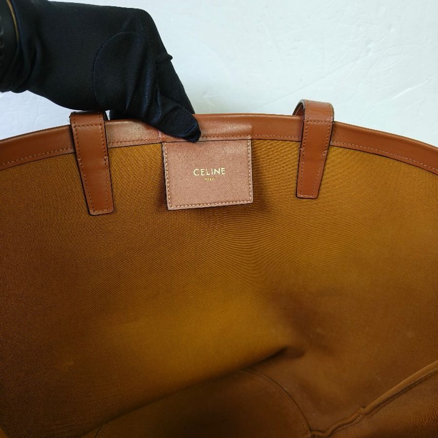【8成新】㊣✨CELINE✨(附防塵袋)印字 迷彩 大款 緹花 水桶包 媽媽包 購物包 托特包/二手包/保證正品🌳二手樹屋🌳-44
