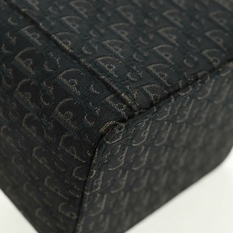 【日本直送】Christian Dior Trotter帆布化妝包 黑色銀色 正品 163501V-16