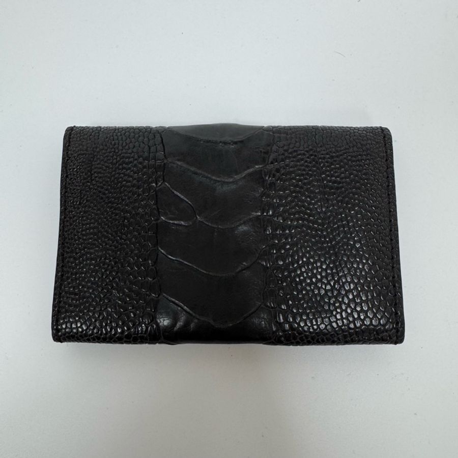 TODS 黑色鱷魚皮卡包 vintage 二手 中古-4