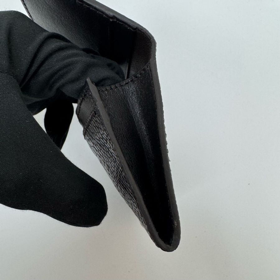 TODS 黑色鱷魚皮卡包 vintage 二手 中古-14