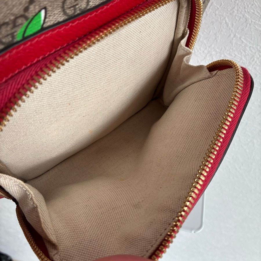 Gucci限定款蘋果後背包 小書包 特殊款-15