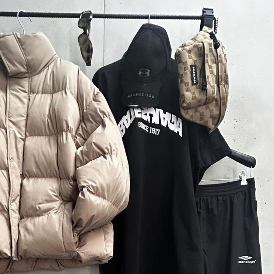 Balenciaga 巴黎世家 滿版BB 布面 腰包 胸口包-26