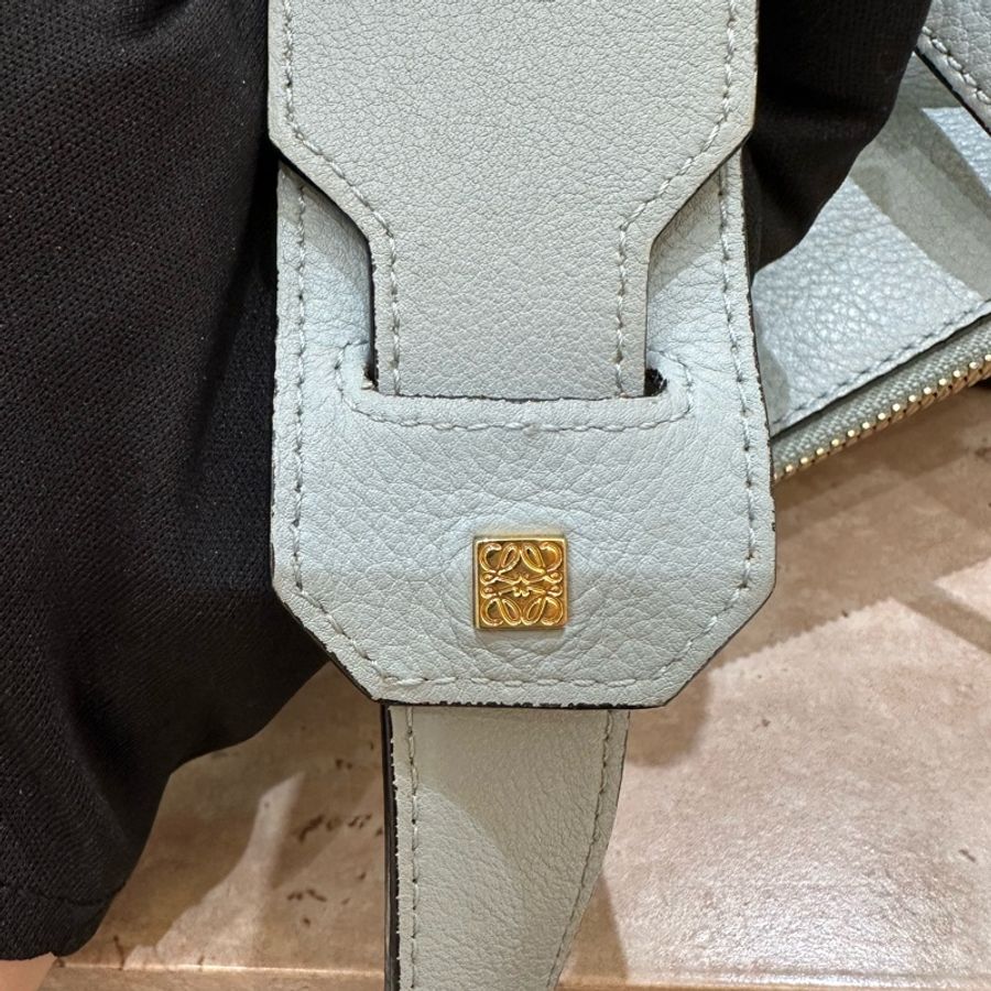 LOEWE Puzzle bag 中號拼色幾何包 藍色-20