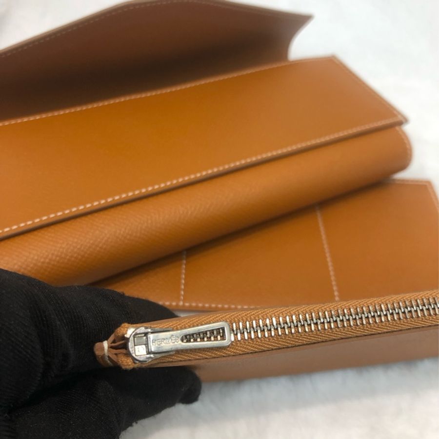 Hermes 棕色 3合1 長夾 XB811-12