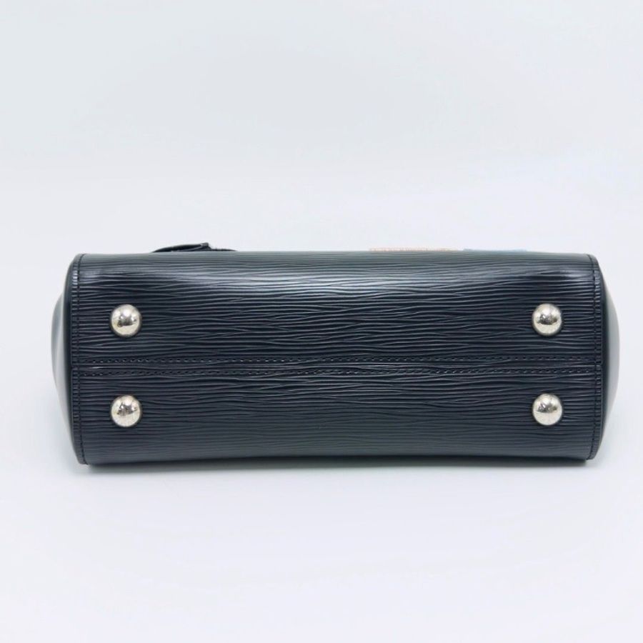 LV 限量款Cliuny 黑色水波紋徽章手提肩背包25*19*10 9新 配件絲巾塵袋-2