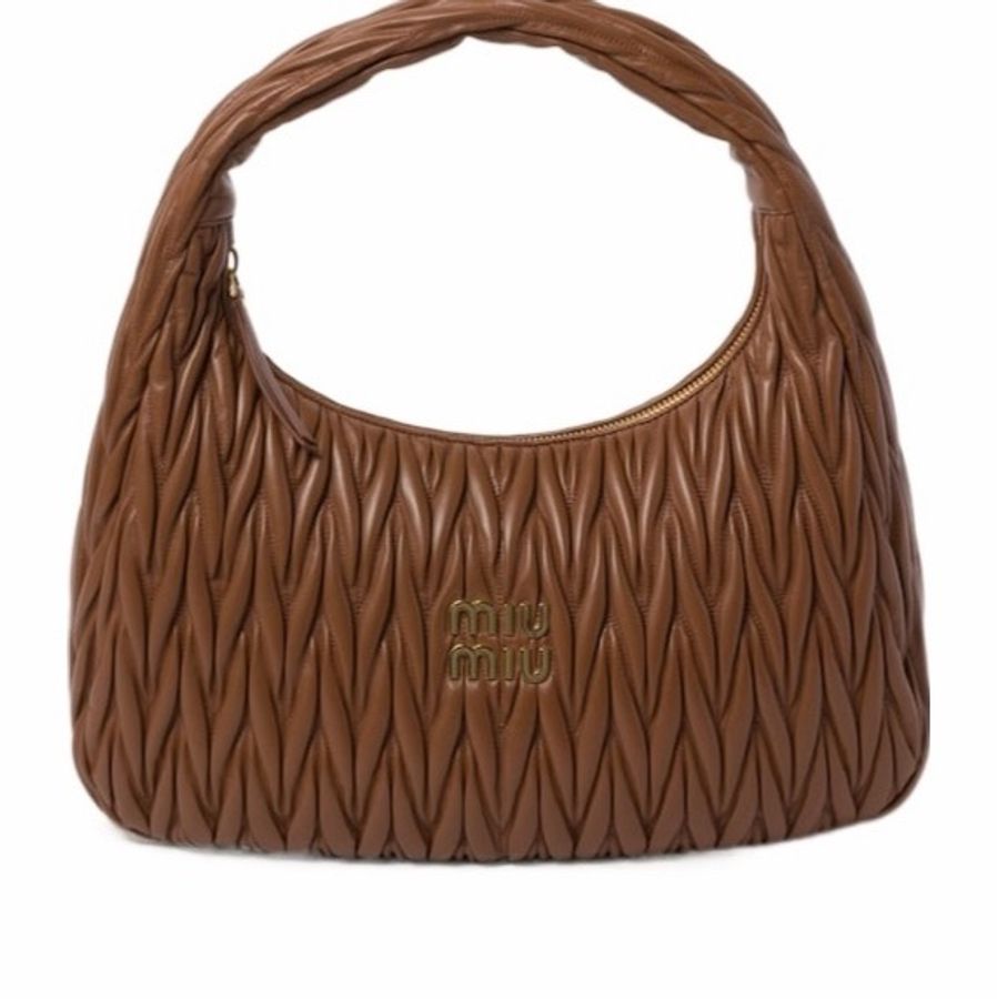 Miu Miu 女士 Miu Wander matelassé徽標手提包均碼碼40cm*9.5cm*31cm-3