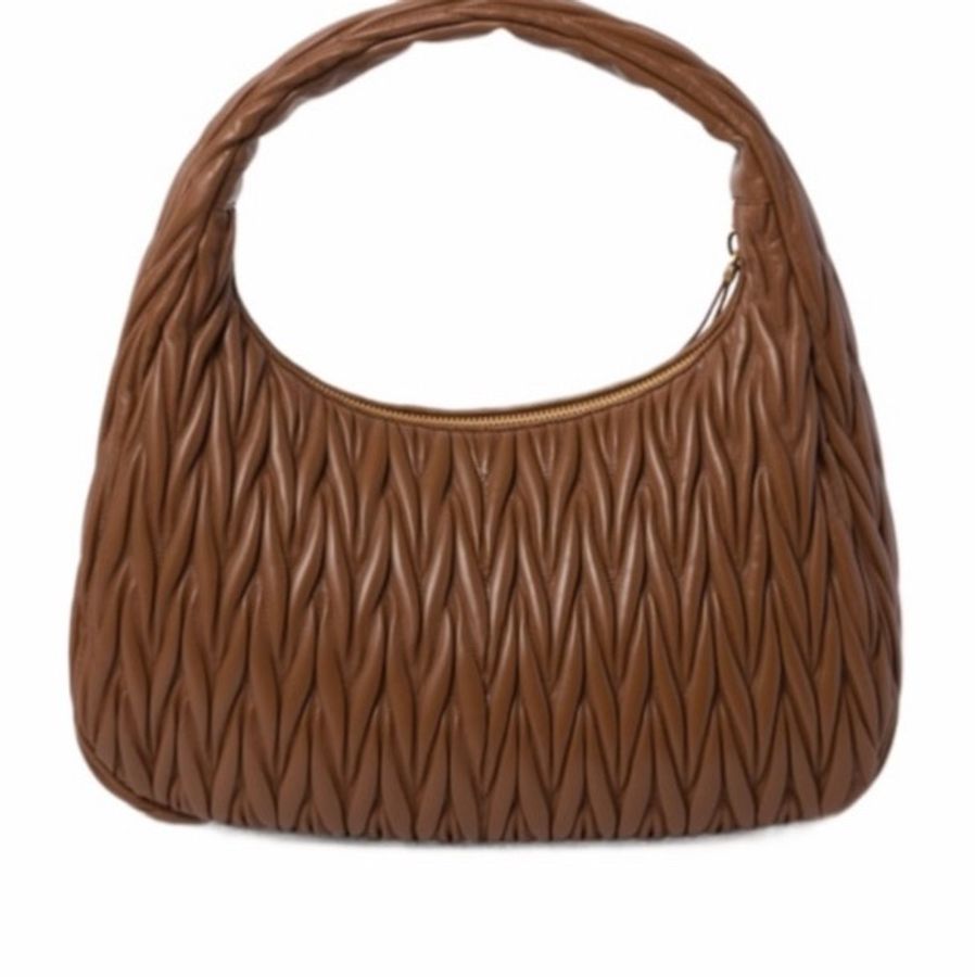 Miu Miu 女士 Miu Wander matelassé徽標手提包均碼碼40cm*9.5cm*31cm-4