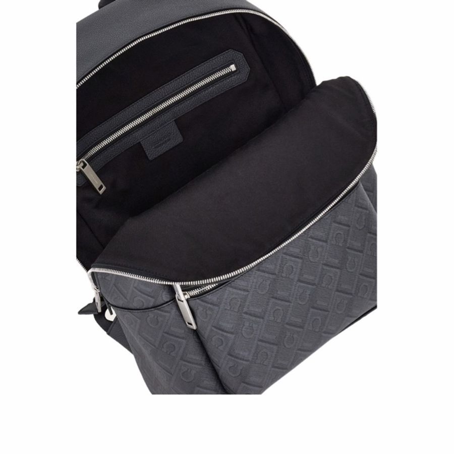 Salvatore Ferragamo 男士 壓紋背包均碼碼30cm*13cm*39.9cm-3