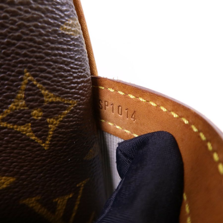 LOUIS VUITTON Monogram Reporter PM金扣肩背袋棕色-8
