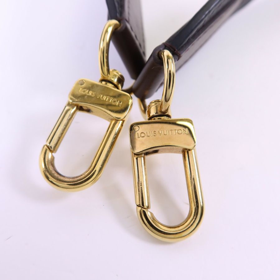 LOUIS VUITTON Damier Jersey Bag金扣手挽肩背兩用袋-9