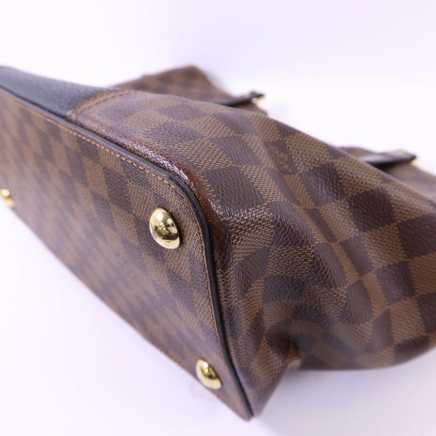LOUIS VUITTON Damier Jersey Bag金扣手挽肩背兩用袋-11