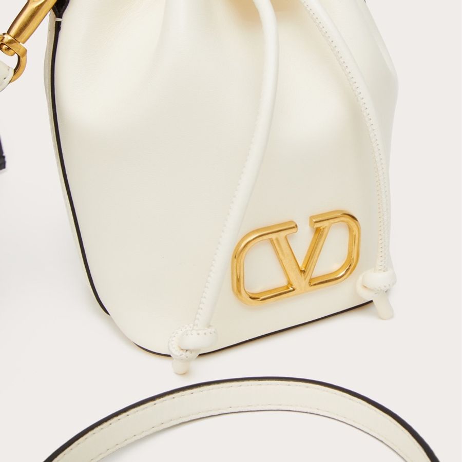 Valentino 女士 VLOGO SIGNATURE迷你水桶包均碼碼MINI、12cm*10cm*18cm-4