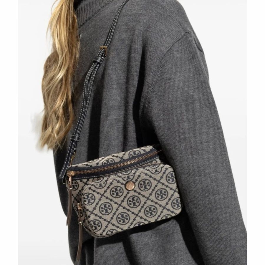 Tory Burch 女士 T Monogram 迷你单肩包-1