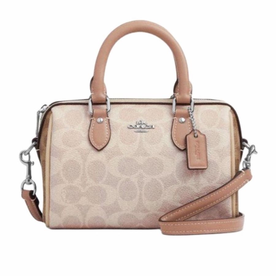 Coach 女士 迷你 Rowan 斜挎包均碼碼17.5cm*10cm*12cm-0