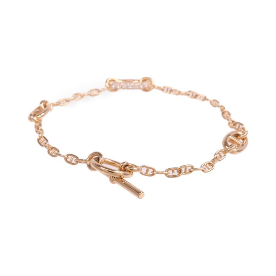 HERMES 18K玫瑰金Farandole Bracelet鑽石手鏈-2