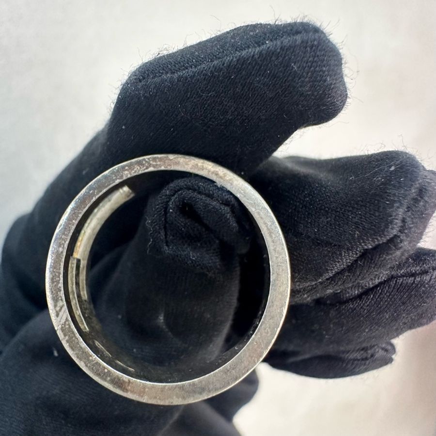 GUCCI 中古G 925銀飾戒指-2