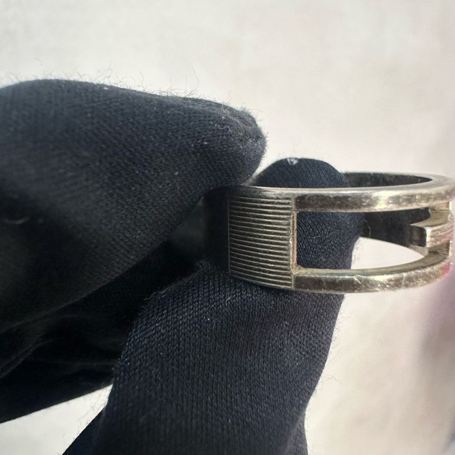 GUCCI 中古G 925銀飾戒指-6