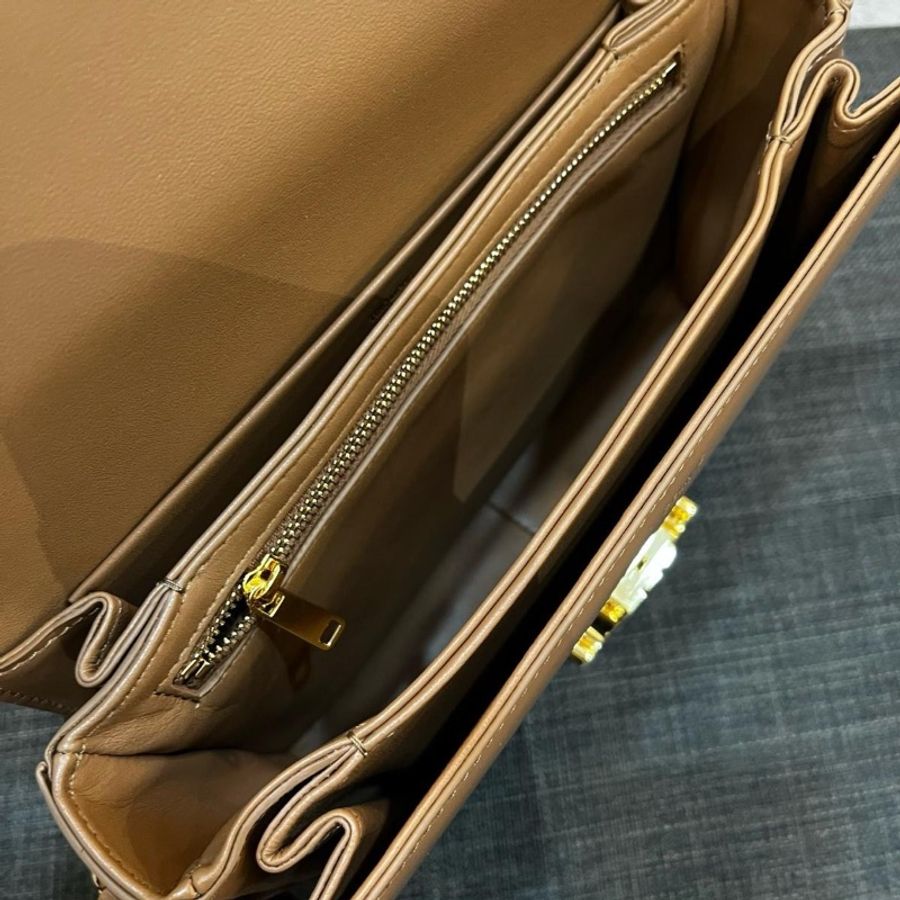 Celine Triomphe ( Brown / Gold )-4
