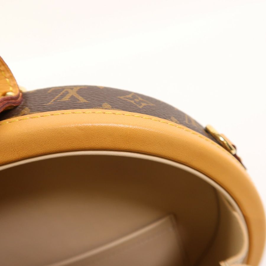 LOUIS VUITTON Monogram Petite Boite Chapeau金扣手挽肩背兩用袋-16