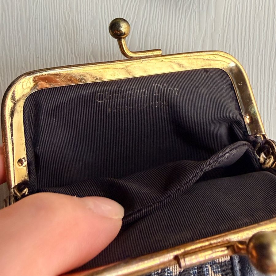 Christian Dior Oblique 迪奧老花圖案 長夾 眼鏡夾-4