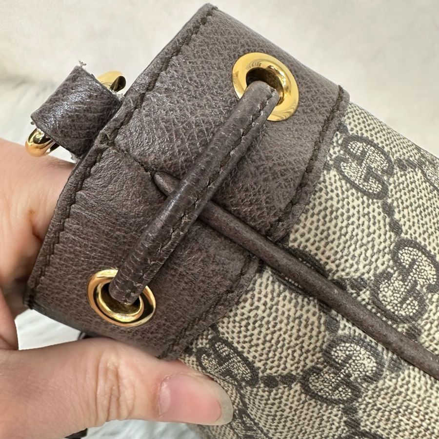Gucci 550620 老花PVc綠紅綠Ophidia GG nano mini noe-11