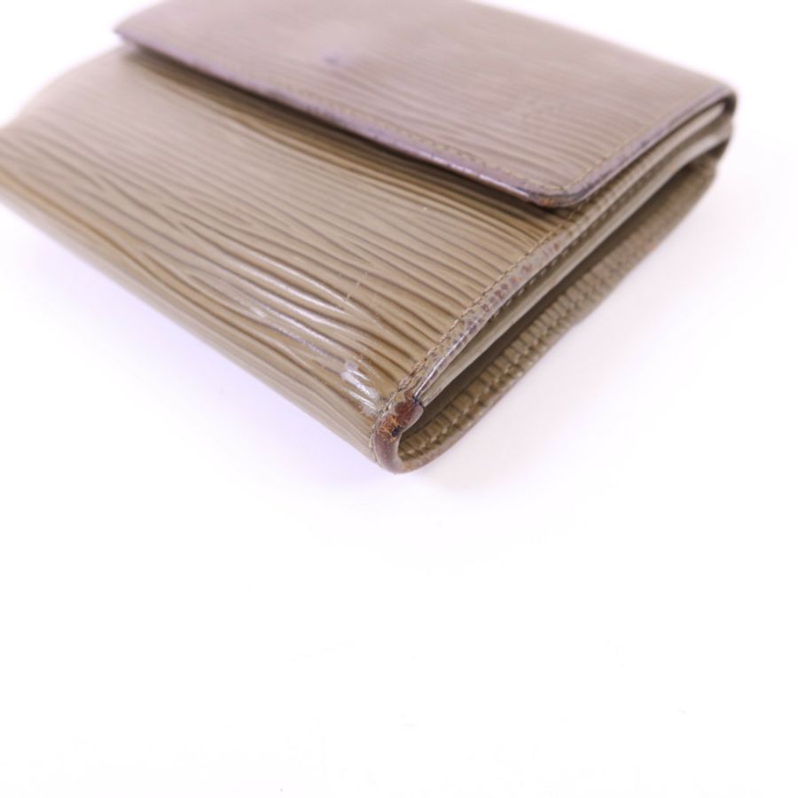 LOUIS VUITTON Epi Trifold Wallet金扣錢包-10