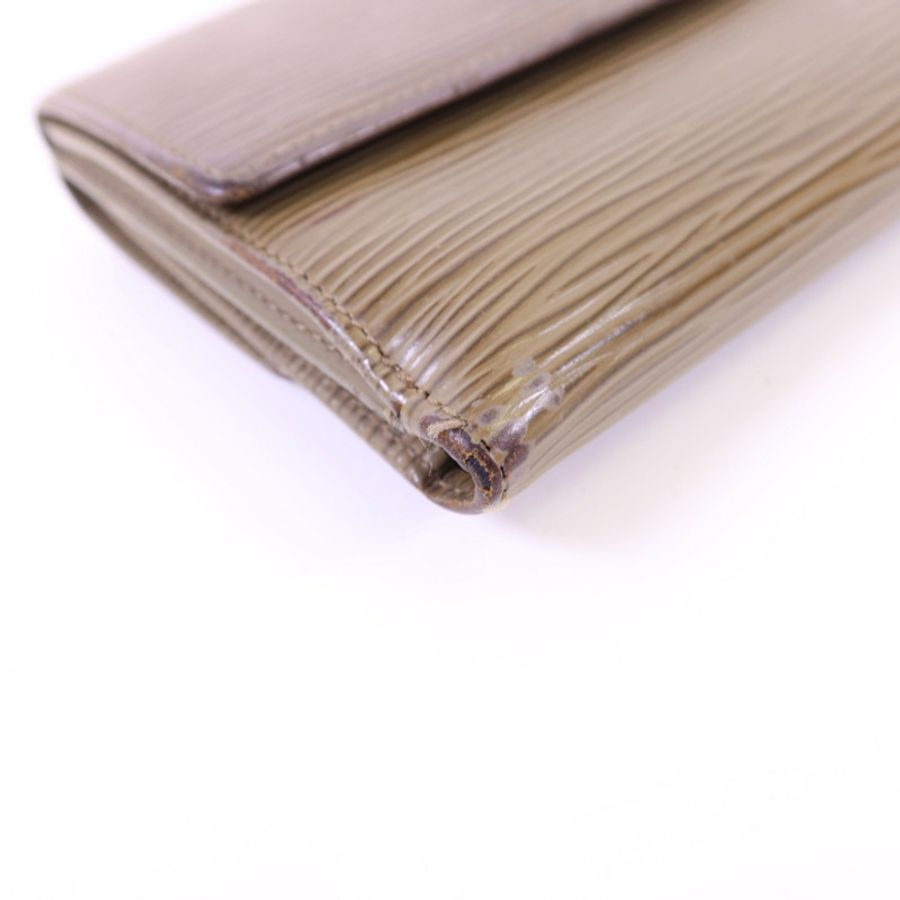 LOUIS VUITTON Epi Trifold Wallet金扣錢包-11