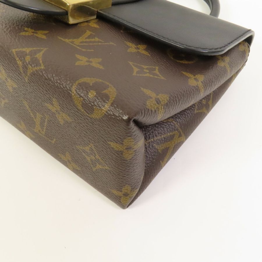 LOUIS VUITTON Monogram Locky BB金扣手挽肩背兩用袋-12
