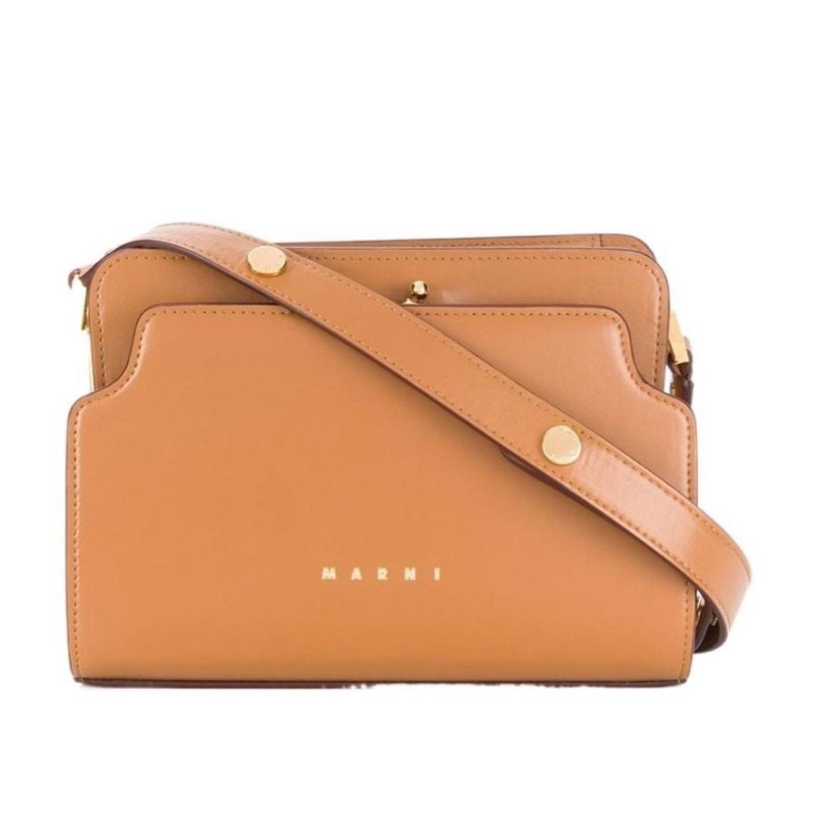 Marni 女士 多個分層單肩包均碼碼尺碼:均碼->厚度:6 釐米;高度:13 釐米;帶長:45 釐米;寬度:19 釐米;手柄:25 釐米-0