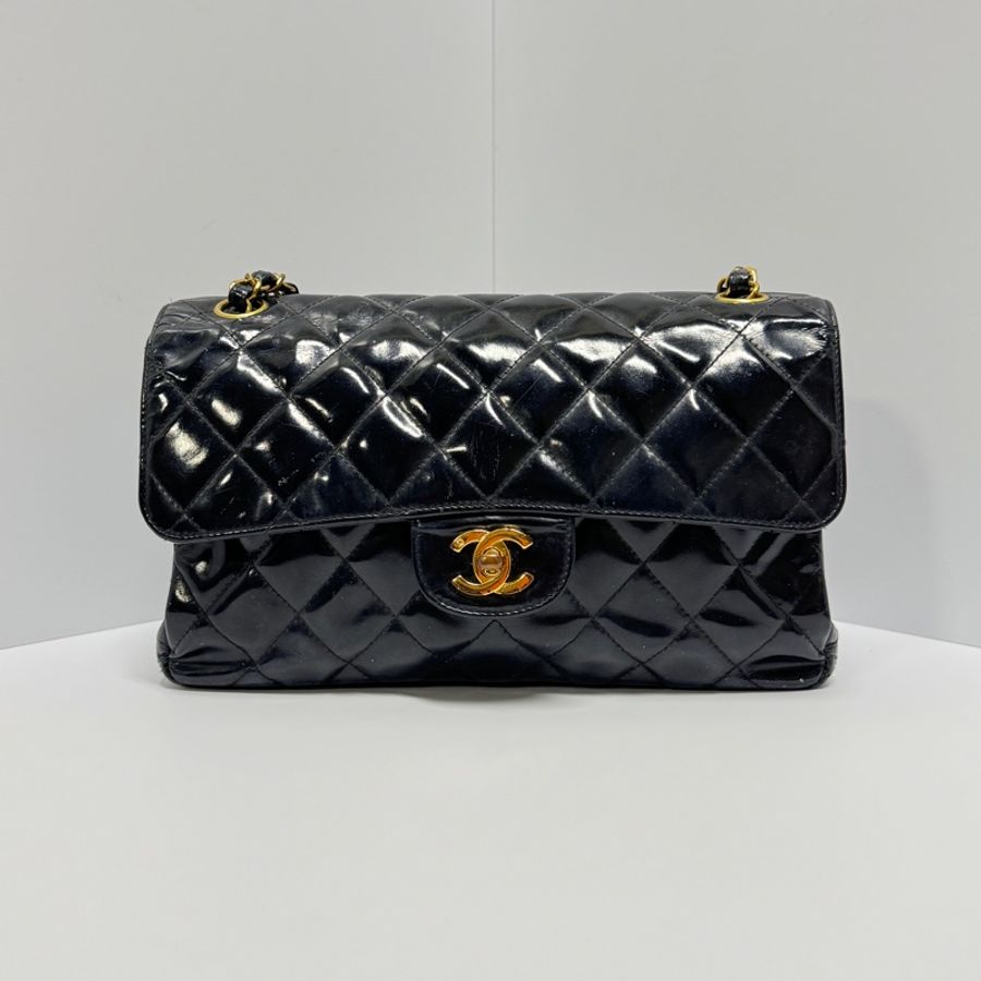 【超絕稀有💍】 Chanel CF25 “雙面包” 黑金經典絕版款（國外平台售價34萬台幣）-9
