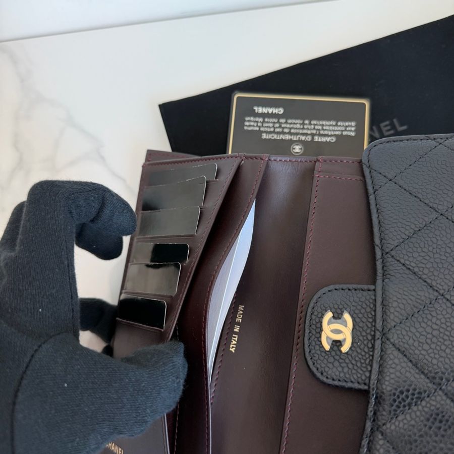 CHANEL 三折長夾 零錢包/卡包/錢包 購證🩷-6