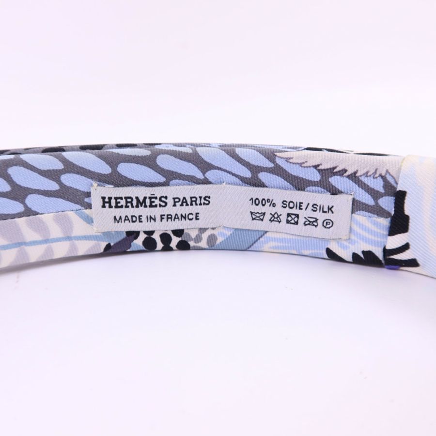 HERMES 絲質Hair Band髮帶-7