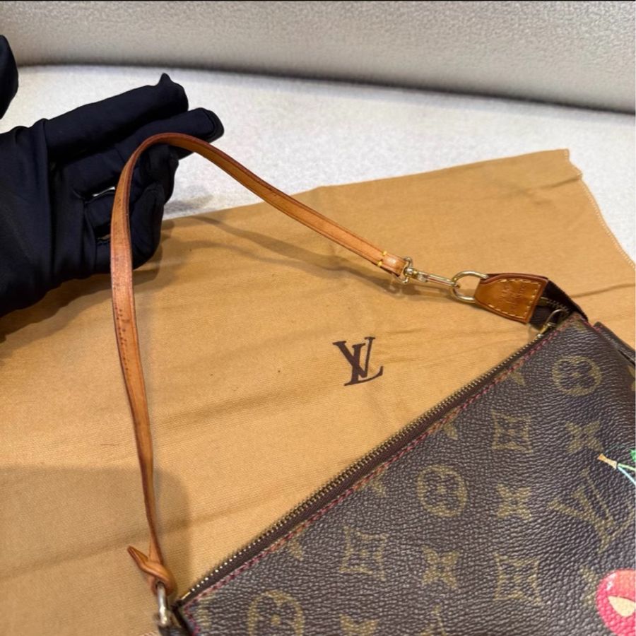 【95新 ✨ 全網最低價！】Louis Vuitton LV村上隆 櫻桃麻將包-8
