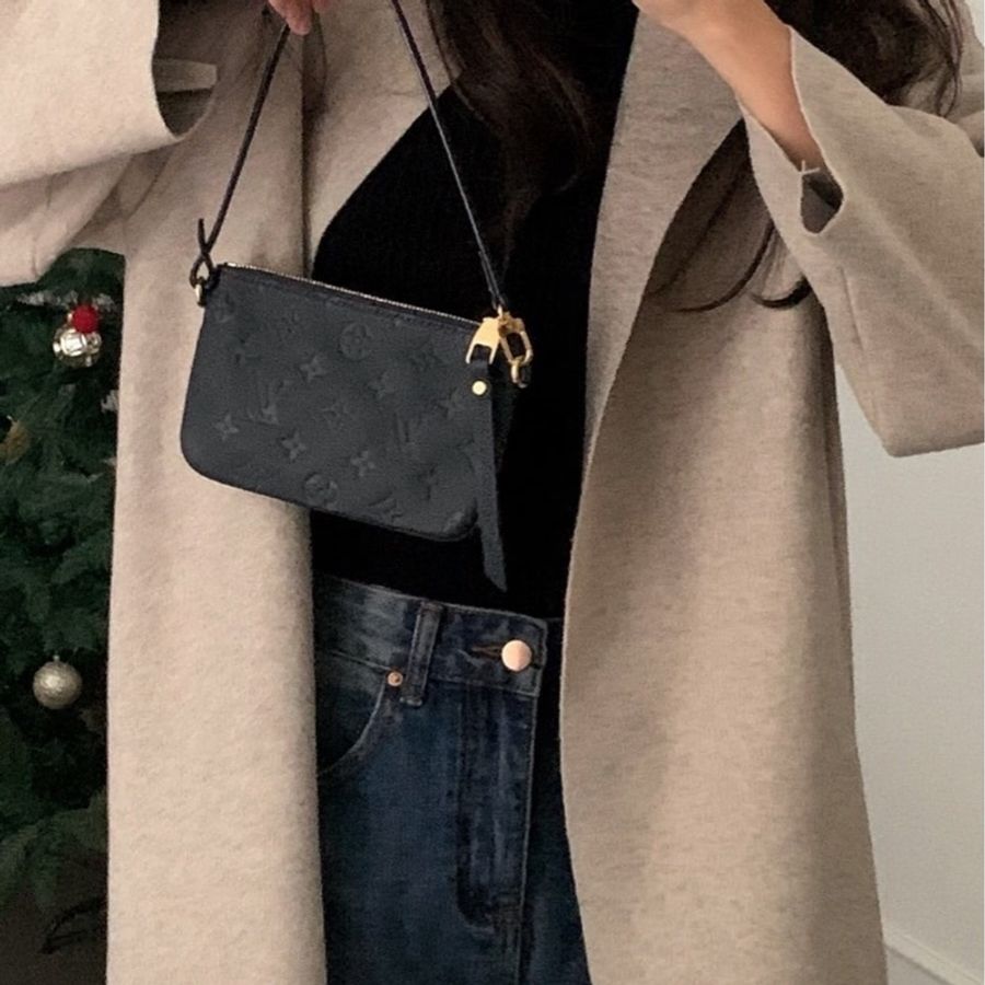 【95新 ✨ 全網最低價!】Louis Vuitton LV村上隆 Jennie同款麻將包-1