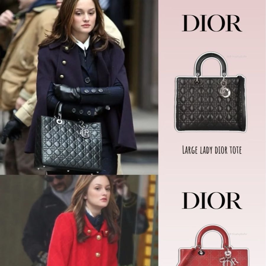 【95新 ✨ 全網最低價!】Dior Lady Dior 戴妃 Tote Gossip Girl 緋聞女孩同款-1