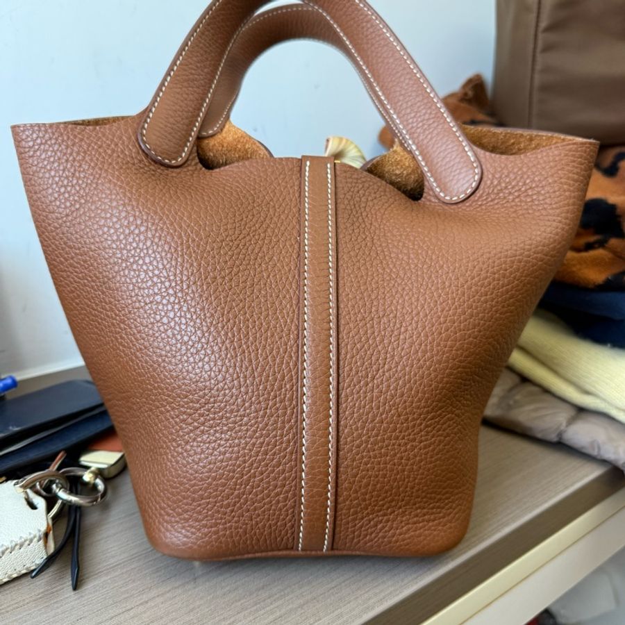 已售出 Hermes Picotin 18金棕金 U-2